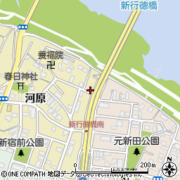 千葉県市川市河原17-8周辺の地図