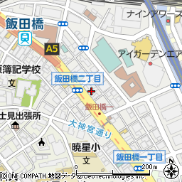 東京都千代田区飯田橋2丁目9周辺の地図