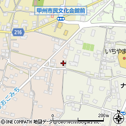 山梨県甲州市塩山下塩後768周辺の地図