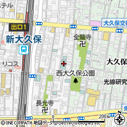 東京都新宿区百人町1丁目3-6周辺の地図