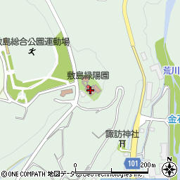敷島緑陽園周辺の地図