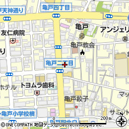 マツモトキヨシ亀戸北口店周辺の地図