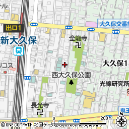 東京都新宿区百人町1丁目3-26周辺の地図