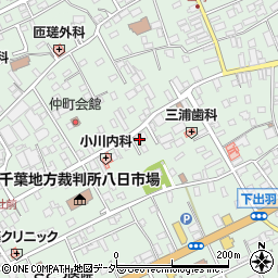 千葉県匝瑳市八日市場イ2796周辺の地図