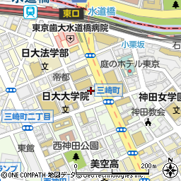 東京都千代田区神田三崎町2丁目1周辺の地図
