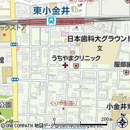 東小金井駅前　整骨院周辺の地図