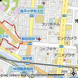 東京都千代田区外神田3丁目1周辺の地図