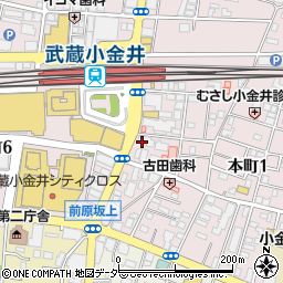 野村不動産アーバンネット株式会社小金井センター周辺の地図