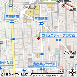 大戸屋三鷹南口店周辺の地図
