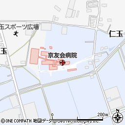 京友会病院（京友会）周辺の地図