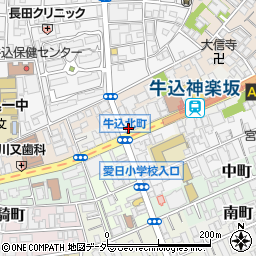 東京都新宿区箪笥町25周辺の地図