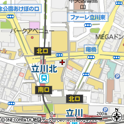 てんや立川店周辺の地図