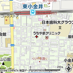東京都小金井市東町4丁目38周辺の地図