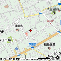 千葉県匝瑳市八日市場イ2887周辺の地図