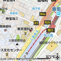 東京都新宿区神楽坂1丁目7-1周辺の地図
