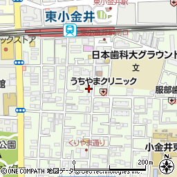 東京都小金井市東町4丁目38-24周辺の地図
