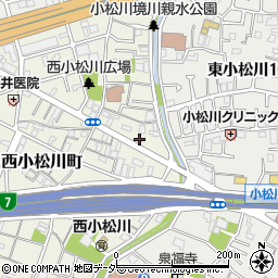 東京都江戸川区西小松川町33周辺の地図