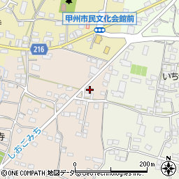 山梨県甲州市塩山下塩後760周辺の地図