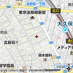 朝日クレスパリオ北新宿周辺の地図