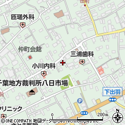 千葉県匝瑳市八日市場イ2798周辺の地図