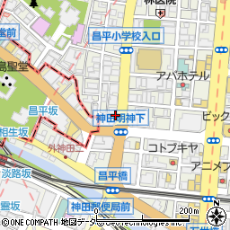 タイムズ外神田第６駐車場周辺の地図