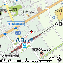 千葉県匝瑳市八日市場イ33周辺の地図