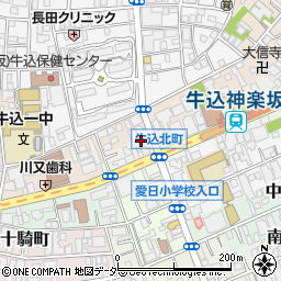 ＳＡＭＵＲＡＩ．神楽坂店周辺の地図