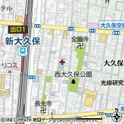 東京都新宿区百人町1丁目3-7周辺の地図