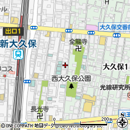 東京都新宿区百人町1丁目3-25周辺の地図
