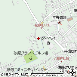 千葉県匝瑳市八日市場イ968周辺の地図