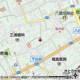 千葉県匝瑳市八日市場イ2887-6周辺の地図