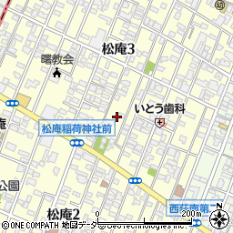 東京都杉並区松庵3丁目10周辺の地図