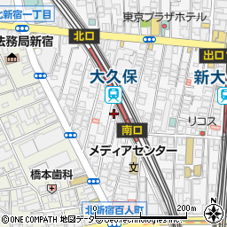 東京都新宿区百人町1丁目23-15周辺の地図