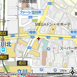 とり鉄 立川店周辺の地図