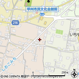 山梨県甲州市塩山下塩後761周辺の地図