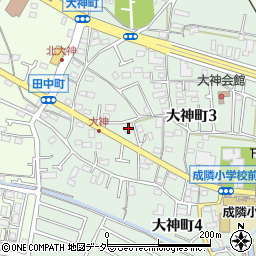 東京都昭島市大神町3丁目18周辺の地図