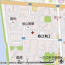 建デポ　江戸川春江店周辺の地図