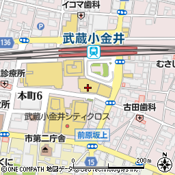 ジョイフィット・武蔵小金井周辺の地図