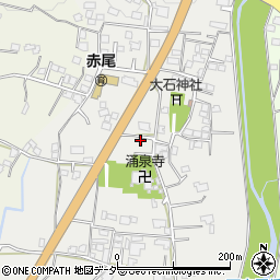 山梨県甲州市塩山赤尾734周辺の地図