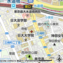 東京歯科大学　水道橋校舎新館周辺の地図