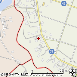 千葉県香取郡多古町牛尾288周辺の地図