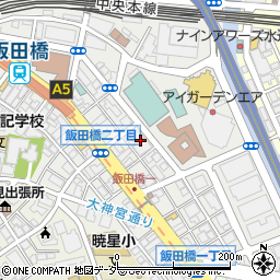 東京都千代田区飯田橋2丁目10周辺の地図