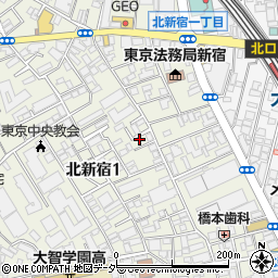 コムレット新宿周辺の地図