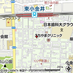 東京都小金井市東町4丁目38-11周辺の地図