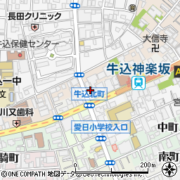東京都新宿区箪笥町23周辺の地図
