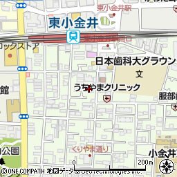 東京都小金井市東町4丁目38-22周辺の地図