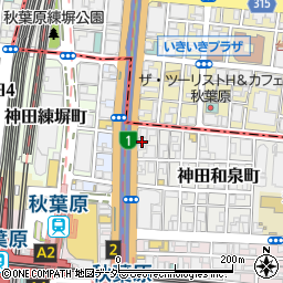 セブンイレブン神田和泉町店周辺の地図