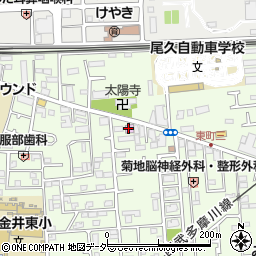 東小金井駅開設記念会館周辺の地図