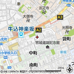 東京都新宿区北町36周辺の地図