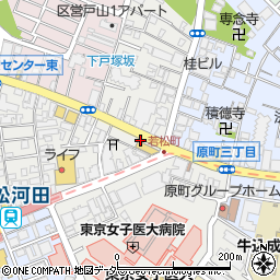 東京都新宿区若松町32周辺の地図